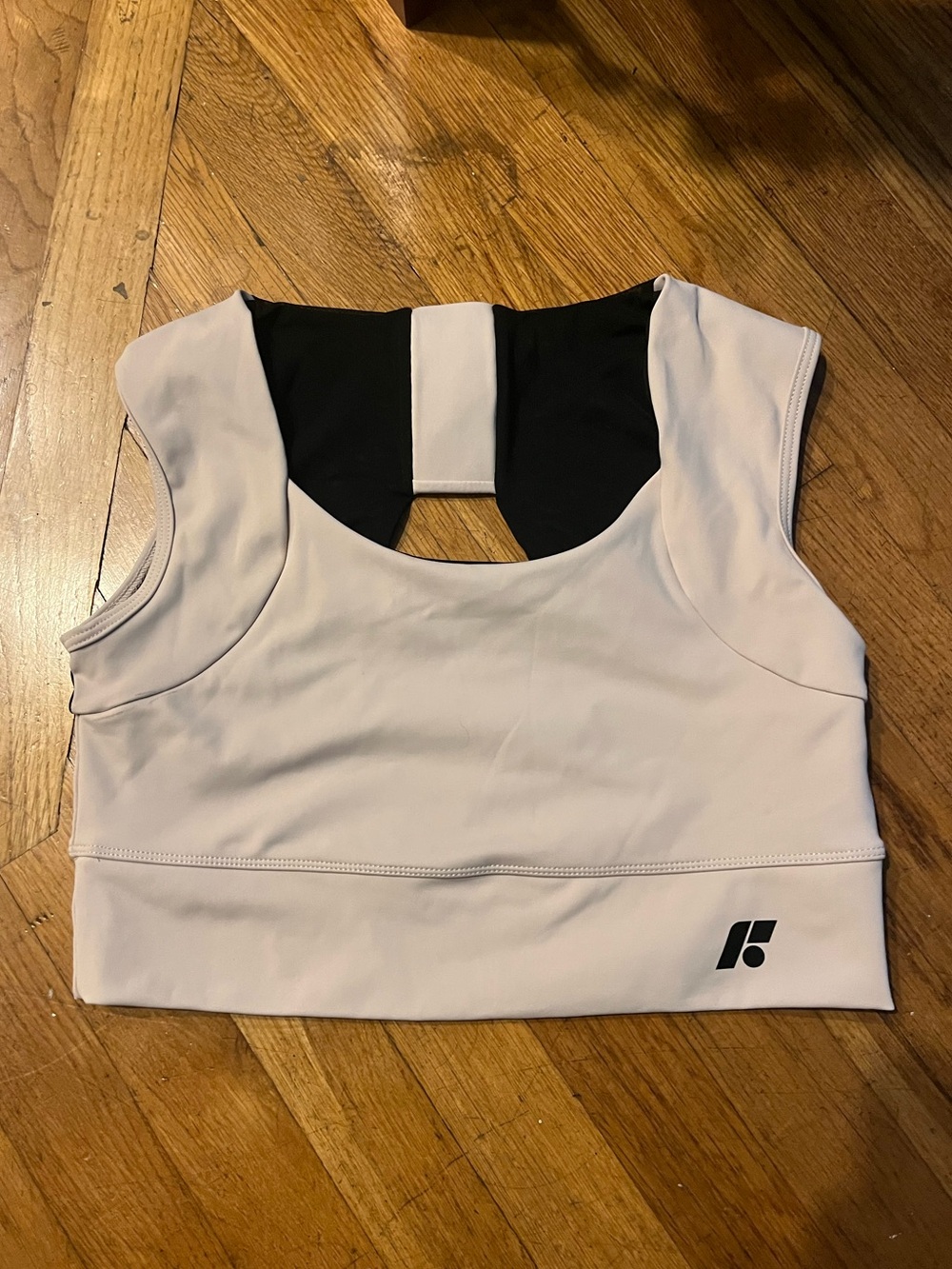 Forme Power Bra Black & White Posture Correcting Top XXL